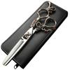 5.5/6-inch professional hair clippers, stainless steel sharp hair clippers, specialized for hairdressers (6-inch thinning shear-B) view 1