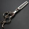 5.5/6-inch professional hair clippers, stainless steel sharp hair clippers, specialized for hairdressers (6-inch thinning shear-B) view 2