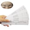 Airgoesin 50pcs Disposable Adhesive Eyebrow Microblading Ruler Guide Sticker Tape Tattoo Template Beauty Tool view 1