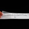Airgoesin 50pcs Disposable Adhesive Eyebrow Microblading Ruler Guide Sticker Tape Tattoo Template Beauty Tool view 2