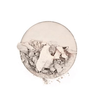 Pressed powder Natural Shimmer, pressed powder full cover foundation including mirror and puff applicator