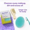 Buf-Puf Body Sponge, Bath Sponge, Dermatologist Developed, Cleanses Skin of Dirt, and Excess Oil, Reusable, Exfoliating, 1 Count view 2