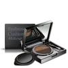 2 Colors Waterproof Air Cushion Eyebrow Cream Powder Makeup with Duo 2 End Eyebrow Brushes (Dark Brow Set) view 4