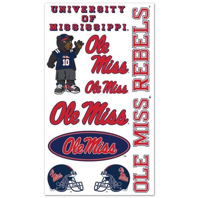 Mississippi "Ole Miss" Rebels Temporary Tattoos