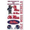 Mississippi "Ole Miss" Rebels Temporary Tattoos view 1