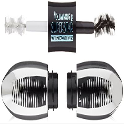 L'Oreal Paris Cosmetics Voluminous Superstar Mascara, Waterproof, Black, 0.41 Fl. Oz, 1 Count