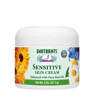 Montana Emu Ranch - Sensitive Skin Cream 2 Ounce Jar - Enhanced With Pure Emu Oil and Formulated To Protect Delicate Skin