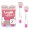 Gillette Venus ComfortGlide White Tea Women's Disposable Razor, 2 Count view 1