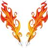 Car-Skin-Tattoo Flames, 115 x 100 mm ~~~ view 1