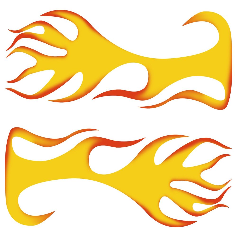 carstyling XXL Car-Tattoo Flames