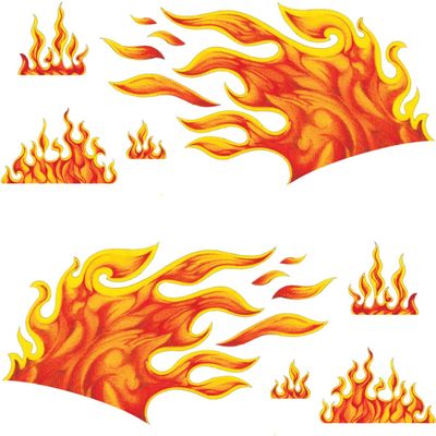 Car-Skin-Tattoo Flames, 500 x 170 mm