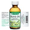 De La Cruz Pure Olive Oil - Natural Expeller Pressed Olive Oil for Hair and Skin - Lightweight Body Oil for Dry Skin 2 Fl Oz (1 Bottle) view 2