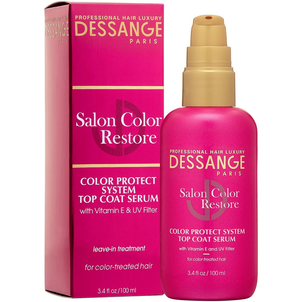 Dessange Salon Color Restore Color Protect System Top Coat Serum, 3.4 Fluid Ounce