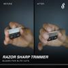 The Rich Barber 1 Minute Blade Modifier - Trimmer Blade Sharpener with Diamond Metal Stone for Professional & Home Use - Closer Shaves, Sharper Lines, Less Ingrown Hair - Compatible with Most Brands view 3