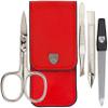 3 Swords Germany - brand quality 3 piece manicure pedicure grooming kit set for professional finger & toe nail care scissors tool genuine leather case in gift box, Made in Solingen Germany (02662) view 1