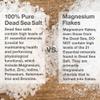 One With Nature 100% Pure Dead Sea Salt for Bath, 5lb Unscented. Dead Sea Salt is high in Essential Minerals, Such as Magnesium, Sulfur, Zinc, Potassium. Exfoliates, Nourishes Skin, Helps Restore pH view 3