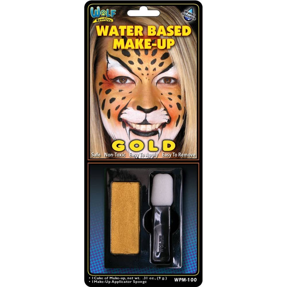 Wolf Novelties Gold Water Based Make-Up