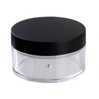 2Pcs 50ml Plastic Empty Powder Puff Case Face Powder Blusher Makeup Cosmetic Jars Containers Travel Kit