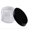 2Pcs 50ml Plastic Empty Powder Puff Case Face Powder Blusher Makeup Cosmetic Jars Containers Travel Kit view 2