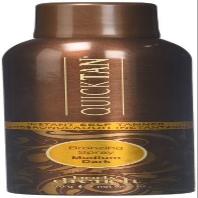 Body Drench QuickTan Instant Self Tanner Bronzing Spray, Medium/Dark Tan, 6 fl oz (Pack of 3)