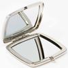Folding Compact Pocket Makeup Mirror With Swarovski Rhinestone Crystals Double Sided (5x magnification + 1x magnification) (Silver Butterfly) view 4