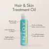 Enjoy Hair & Skin Treatment Oil - Lightweight, Non Greasy Hydration for Fast Drying & Smooth Finish (3.4 oz) view 2