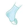 Oppo Gel Heel Socks, 6790 - 1 Pair view 2