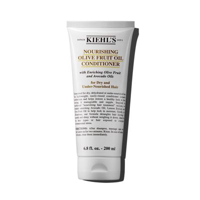 Kiehl's Nourishing Olive Fruit Oil Conditioner, Moisturizing Hair Conditioner for Dry & Damaged Hair, Promotes Shine, Helps Detangle, Lightweight Formula, with Avocado Oil & Lemon Oil - 6.8 fl oz