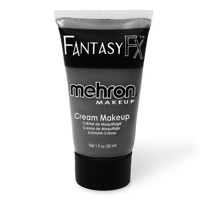 Mehron Makeup Fantasy FX Cream Makeup | Water Based | Halloween | Monster Grey Face & Body Paint For Adults 1 fl oz (30ml) (MONSTER GREY)