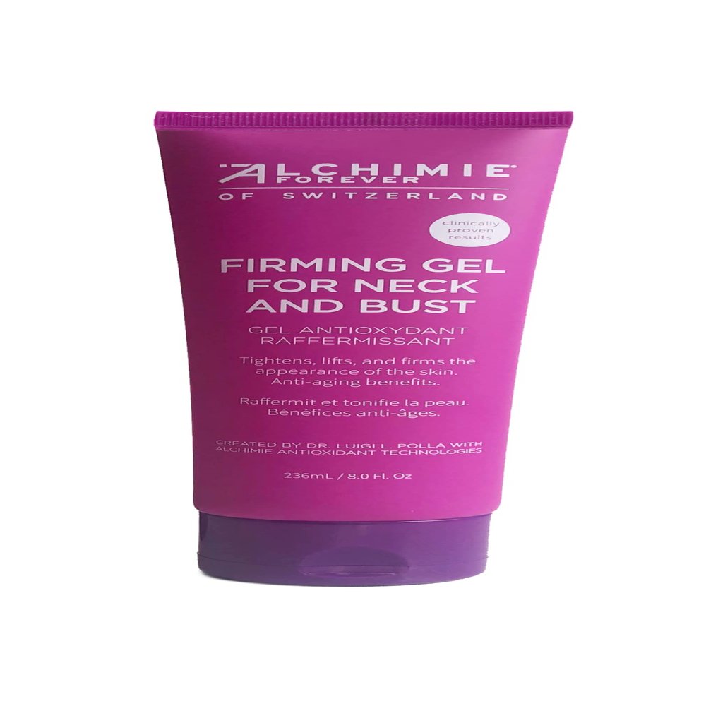 Alchimie Forever Firming Gel For Neck And Bust | Tightens, Lifts and Firms. Evens Tone | 8 Fl Oz