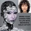 Mehron Makeup Premium Character Kits| Makeup Kits for Halloween & Cosplay| Made in the USA | Complete Kit | Includes Tools & Instructions on How to Create the Look | (Bald Cap) view 4
