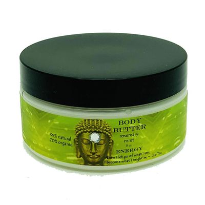 8 oz Buddhalicious Organic Body Butter Energy