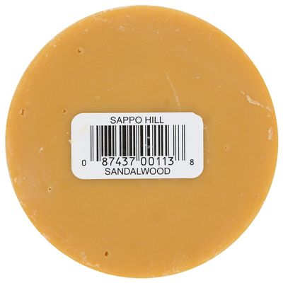 2 Packs of Sappo Hill Sandalwood Glycerine Soap - 3.5 Oz - Case Of 12