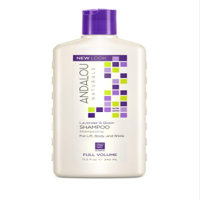 2 Packs of Andalou Naturals Full Volume Shampoo Lavender and Biotin - 11.5 Fl Oz