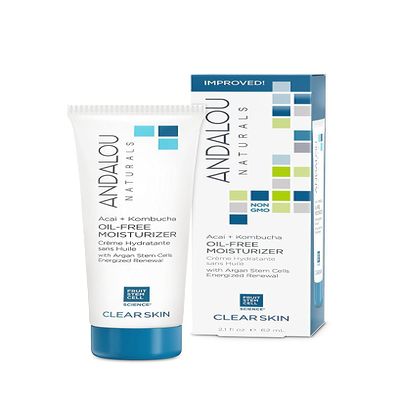 2 Packs of Andalou Naturals Tea Oil-free Moisturizer Acai Plus White - 2.1 Fl Oz
