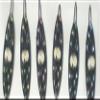 Set of Six Simulated Multi Color Jewels Hair Clip on Barrettes view 1