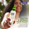 AtOne with Nature Itchy Scalp Treatment with Tea Tree Oil - Cleanses and Soothes, 2 Fl Oz, Infused with Sunflower, Argan, and Almond Oils view 2