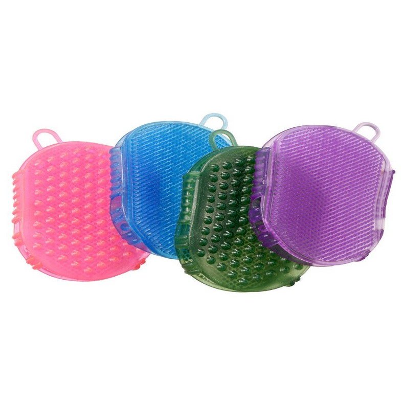 Tough 1 Rubber Jelly Scrubber, Pink