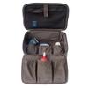Piel Leather Hanging Cosmetic Utility Kit, Chocolate, One Size view 2