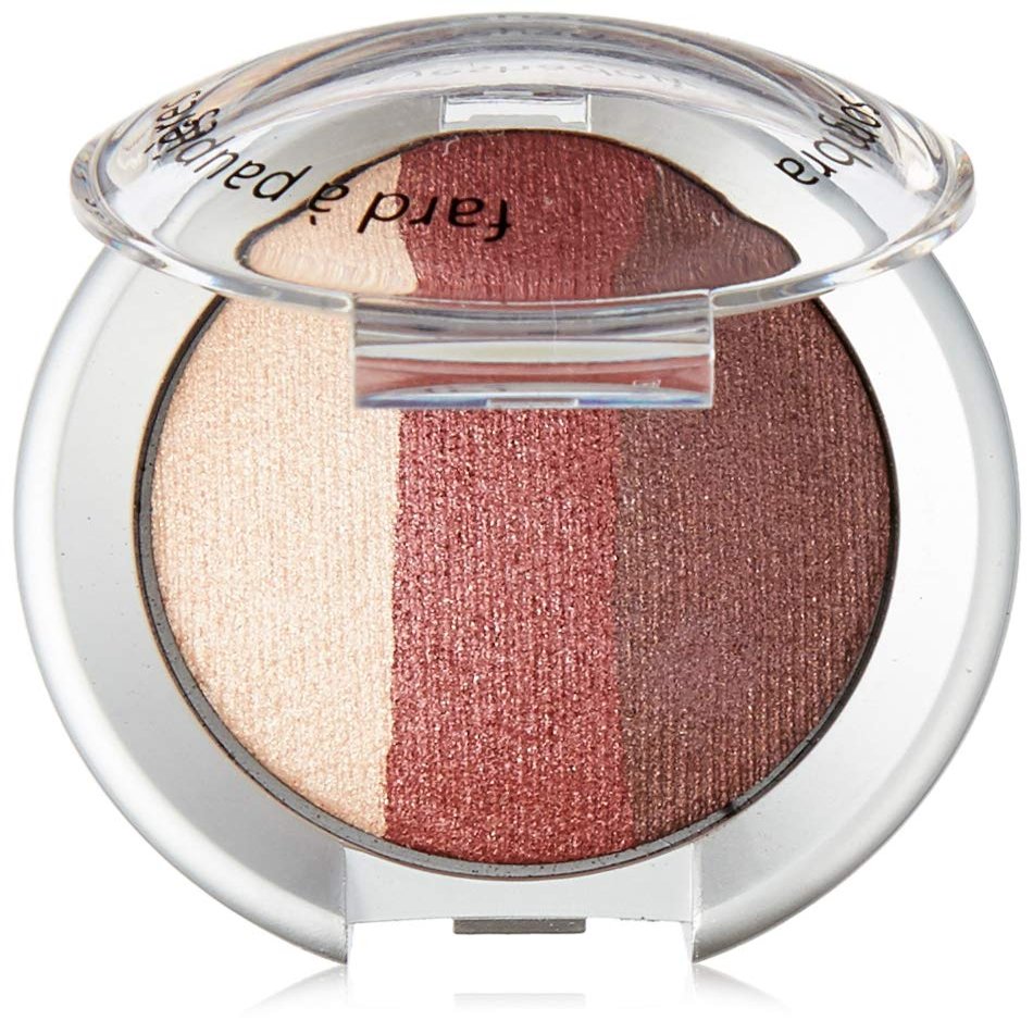 Palladio Cosmetic Baked Eyeshadow Trio, Plums, 0.09 Ounce