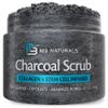 Exfoliating Charcoal Scrub with Collagen & Stem Cells  Salt Scrub for Body Toning, Cellulite, Armpit Detox, and Skin Smoothing for Face, Feet, and Body by M3 Naturals. view 1