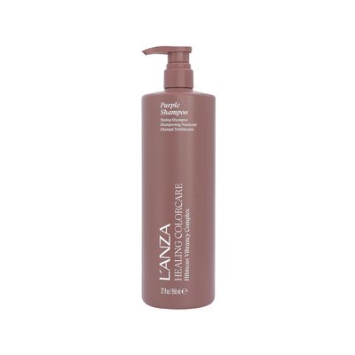 LANZA Healing ColorCare Silver Brightening Shampoo, for Silver, Gray, White, Blonde & Highlighted Hair - Boosts Shine and Brightness while Healing, Controls Unwanted Warm Tones (33.8 Fl Oz)