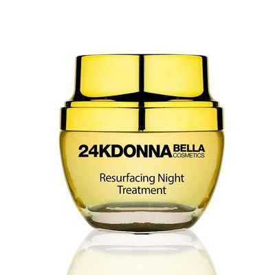 Donna Bella 24K Gold Resurfacing Night Treatment Cream - 50ml - Regenerate the Natural Functions of the Skin