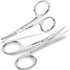 Utopia Care Eyebrow Scissors, Professional Stainless Steel Small Shears for Men and Women, Nose Hair Scissors for Grooming Mustache, Beard, Eyelashes, Ear Hair Trimming, Silver view 1