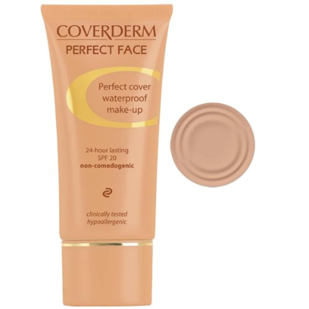 CoverDerm Perfect Face Concealing Foundation 4, 1 Ounce