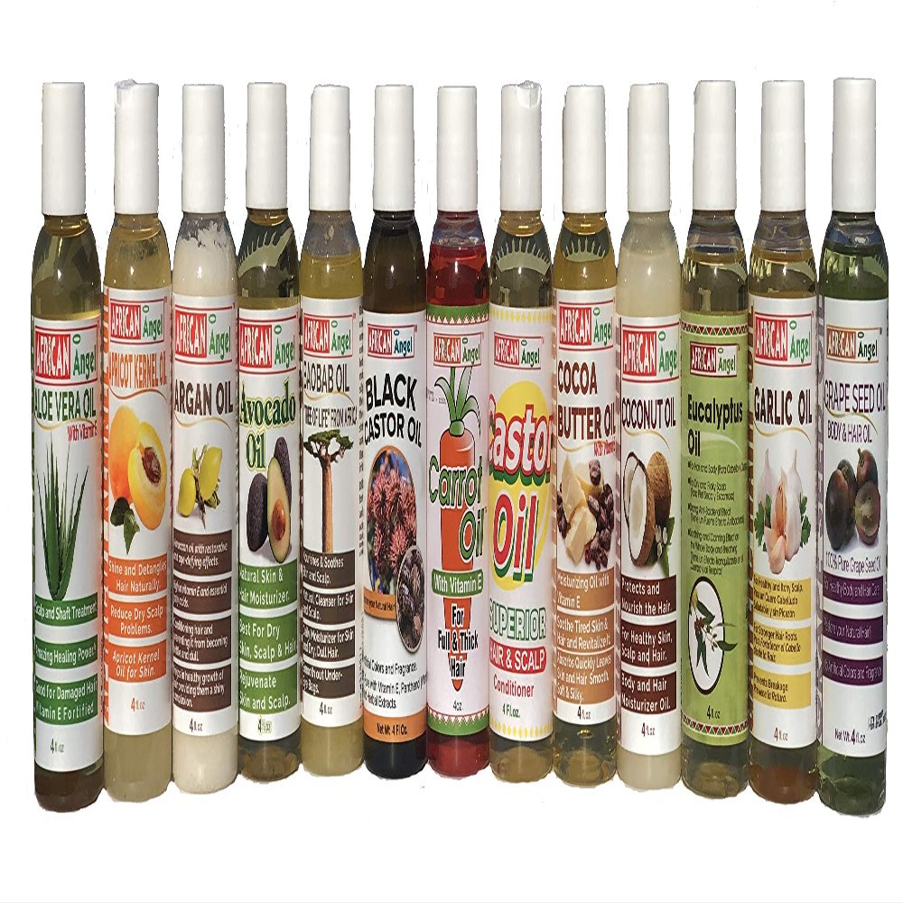 African Angel Carrot Oil with Vitamin E 4oz