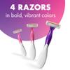 BIC Soleil 3 Scented Womens Disposable Razor, 3 Blades with a Moisture Strip For a Silky Shave, Assorted, 4 Piece Razor Set view 4