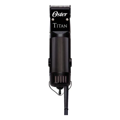 Oster Professional Titan 2-Speed Hair Clipper - Dual-Speed Universal Motor for Womens and Mens Hair Cutting, with Detachable Blades, Blade Guard & Cleaning Kit