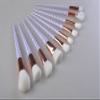 10pcs Makeup brushes sets Diamond Colourful Bag Cosmetics Foundation Blending Blush Make up Organizer Brush tool view 4