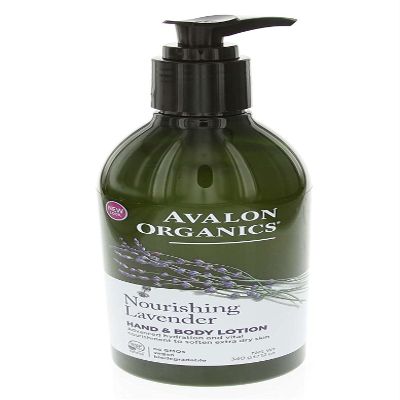 Avalon Organics Lavender Hand and Body Lotion, 12 Ounce (Pack of 4)